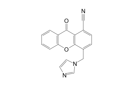 4-(1-imidazolylmethyl)-9-oxo-1-xanthenecarbonitrile