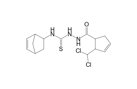 1-{[2-(dichloromethyl)-3-cyclopenten-1-yl]carbonyl}-4-(5-norbornen-2-yl)-3-thiosemicarbazide