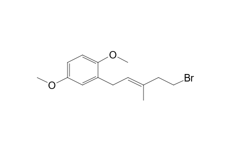 2-(5-Bromo-3-methyl-pent-2-enyl)-1,4-dimethoxy-benzene