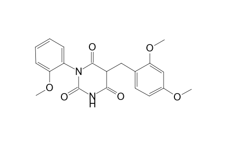 5-(2,4-dimethoxybenzyl)-1-(2-methoxyphenyl)-2,4,6(1H,3H,5H)-pyrimidinetrione