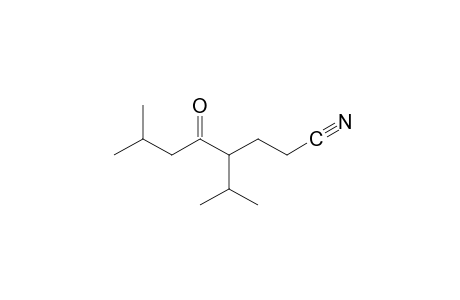 4-isopropyl-7-methyl-5-oxooctanenitrile