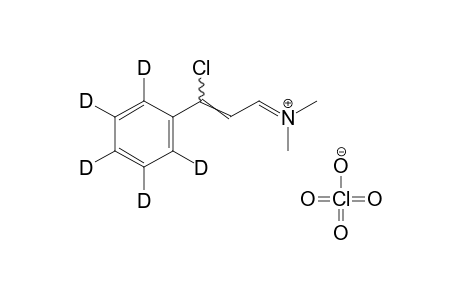 (gamma-chlorocinnamylidene-2,3,4,5,6-d5)dimethylammonium