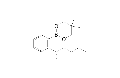 (S)-2-(2-(hexan-2-yl)phenyl)-5,5-dimethyl-1,3,2-dioxaborinane