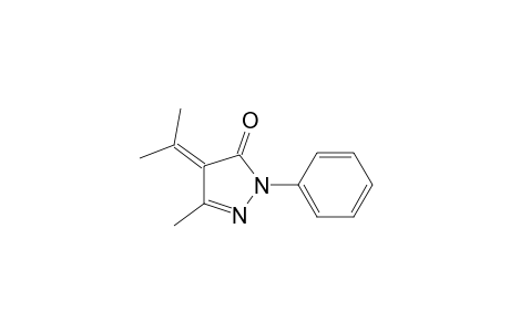 5-methyl-2-phenyl-4-propan-2-ylidenepyrazol-3-one