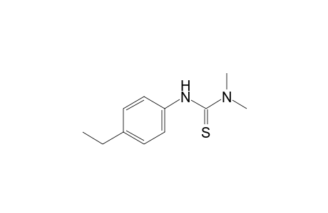 1,1-dimethyl-3-(p-ethylphenyl)-2-thiourea