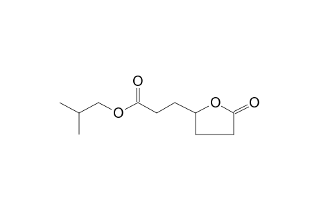 Isobutyl 3-(perhydro-5-oxo-2-furyl)propionate