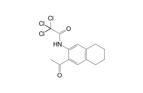 N-(3-acetyl-5,6,7,8-tetrahydro-2-naphthyl)-2,2,2-trichloroacetamide