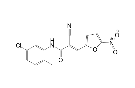 (2E)-N-(5-chloro-2-methylphenyl)-2-cyano-3-(5-nitro-2-furyl)-2-propenamide