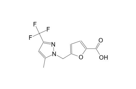 5-{[5-methyl-3-(trifluoromethyl)-1H-pyrazol-1-yl]methyl}-2-furoic acid