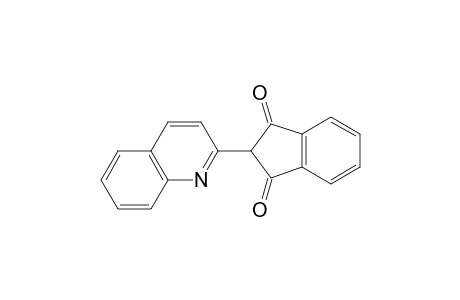 1H-Indene-1,3(2H)-dione, 2-(2-quinolinyl)-