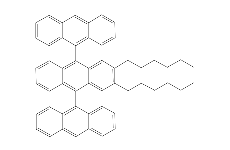 2',3'-Dihexyl-9,10-trianthrylene