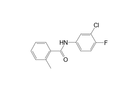 N-(3-chloro-4-fluorophenyl)-2-methylbenzamide