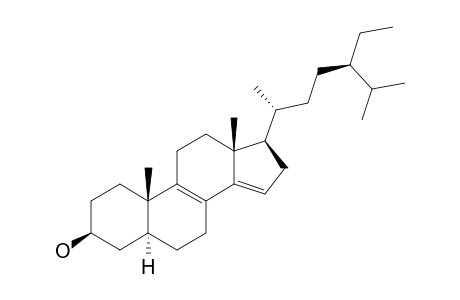 Stigmasta-8,14-dien-3.beta.-ol