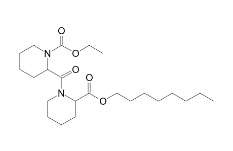 Pipecolylpipecolic acid, N-ethoxycarbonyl-, octyl ester