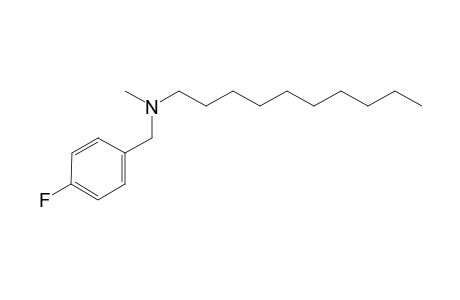 4-Fluorobenzylamine, N-decyl-N-methyl-