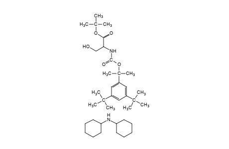 N-carboxyserine, tert-butyl N-(3,5-di-tert-butyl-alpha,alpha-dimethylbenzyl) ester, compound with dicyclohexylamine (1:1)