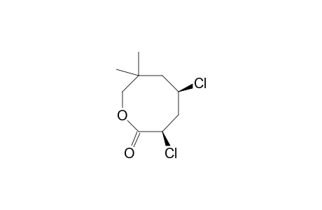 (3R,5R)-3,5-bis(chloranyl)-7,7-dimethyl-oxocan-2-one