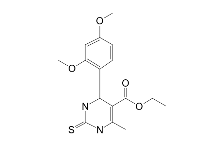 Ethyl 4-(2,4-dimethoxyphenyl)-6-methyl-2-sulfanylidene-1,2,3,4-tetrahydropyrimidine-5-carboxylate