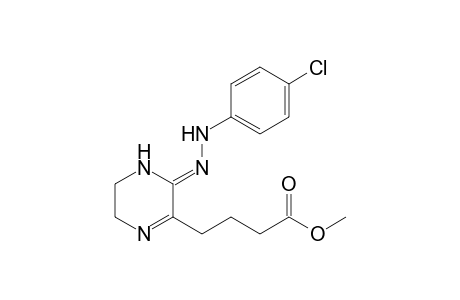 4-[6-[(4-chlorophenyl)hydrazo]-2,3-dihydropyrazin-5-yl]butanoic acid methyl ester