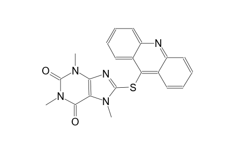 8-(9-acridinylsulfanyl)-1,3,7-trimethyl-3,7-dihydro-1H-purine-2,6-dione