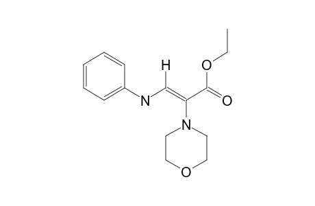 Ethyl (Z)-2-morpholino-3-phenylaminopropenoate