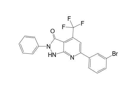 6-(3-Bromophenyl)-2-phenyl-4-(trifluoromethyl)-1H-pyrazolo[3,4-b]pyridin-3(2H)-one