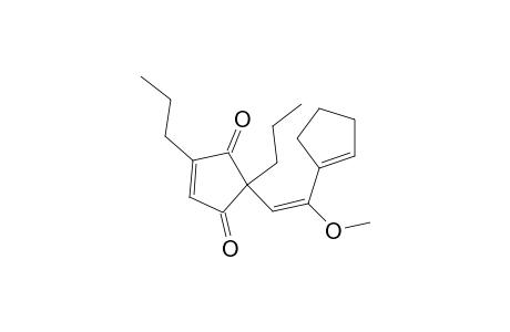 5-n-Propyl-5-[(2-methoxy-2-cyclopentenyl)ethenyl]-2-n-propyl-2-cyclopentene-1,4-dione