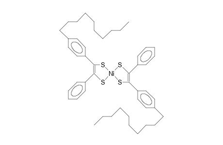 Bis(4-decyl-phenyl)-diphenyl-tetrathio-nickel complex