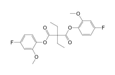 Diethylmalonic acid, di(4-fluoro-2-methoxyphenyl) ester