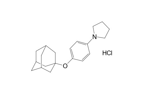 1-{p-[(1-Adamantyl)oxy]phenyl}pyrrolidine, hydrochloride