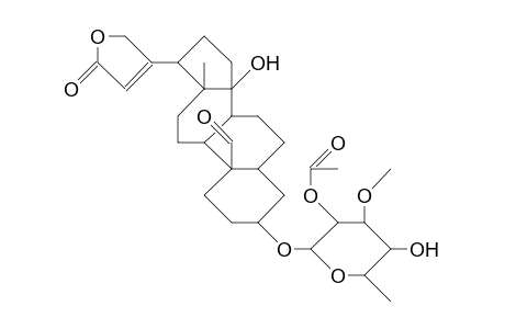 Peruvoside-2'-acetat