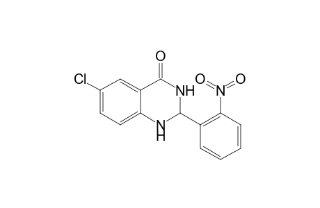 6-Chloro-2-(2-nitrophenyl)-2,3-dihydroquinazolin-4(1H)-one