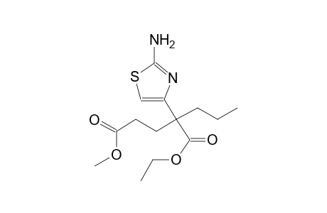 pentanedioic acid, 2-(2-amino-4-thiazolyl)-2-propyl-, 1-ethyl 5-methyl ester