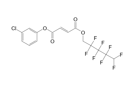 Fumaric acid, 3-chlorophenyl 2,2,3,3,4,4,5,5-octafluoropentyl ester