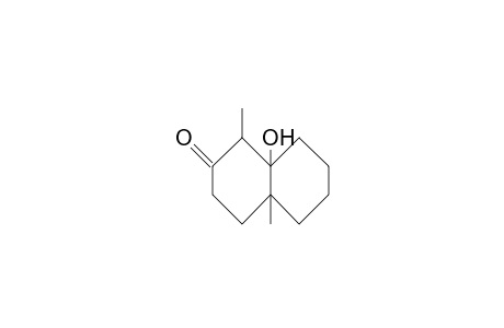 1a,10-Dimethyl-9a-hydroxy-trans-decalin-2-one