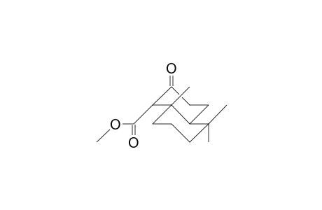 5,5,8a-Trimethyl-2-oxo-decalin-trans-1-carboxylic acid, methyl ester