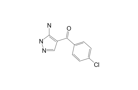 (5-Amino-1H-pyrazol-4-yl)(4-chlorophenyl)methanone