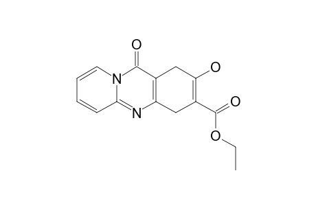 4,11-dihydro-2-hydroxy-11-oxo-1H-pyrido[2,1-b]quinazoline-3-carboxylic acid, ethyl ester