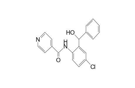 4-Pyridinecarboxamide, N-[4-chloro-2-(hydroxyphenylmethyl)-phenyl]-