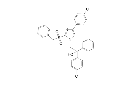 2-Benzylsulfonyl-N-[2-(p-chlorophenyl)-2-phenyl-2-hydroxyethyl]-4-(4-chlorophenyl)imidazole