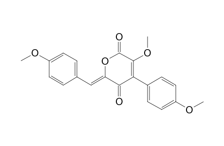 3-METHOXY-4-(4'-METHOXYPHENYL)-6-(4''-METHOXYPHENYL)-METHYLENE-2H-PYRAN-2,5(6H)-DIONE