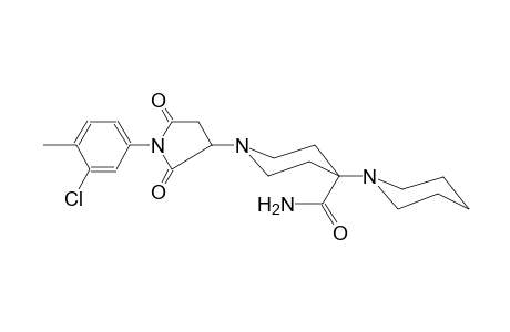 3-{4'-acetyl-[1,4'-bipiperidin]-1'-yl}-1-(3-chloro-4-methylphenyl)pyrrolidine-2,5-dione