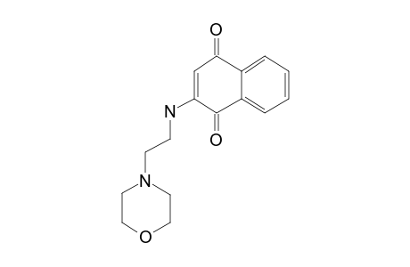 2-Amino-1,4-naphthalenedione N-[2-[4-morpholinyl]ethyl]-