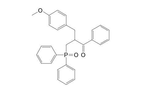 3-DIPHENYLPHOSPHINOYL-1-PHENYL-2-P-METHOXYBENZYL-1-PROPANONE