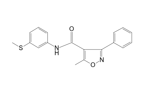 5-methyl-3'-(methylthio)-3-phenyl-4-isoxazolecarboxanilide