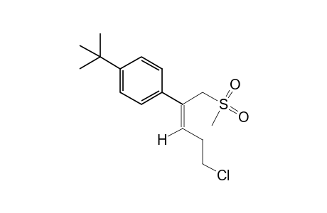 (Z)-2-(p-tert-butylphenyl)-5-chloro-2-pentenyl methyl sulfone