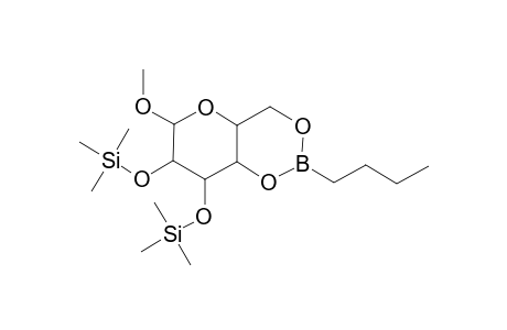 ((2-Butyl-6-methoxy-7-[(trimethylsilyl)oxy]hexahydropyrano[3,2-d][1,3,2]dioxaborinin-8-yl)oxy)(trimethyl)silane