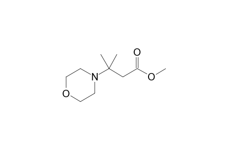 Methyl 3-methyl-3-morpholin-4-ylbutanoate