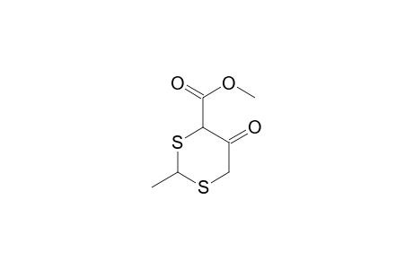 Methyl 2-methyl-5-oxo-1,3-dithiane-4-carboxylate