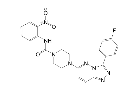 1-piperazinecarboxamide, 4-[3-(4-fluorophenyl)[1,2,4]triazolo[4,3-b]pyridazin-6-yl]-N-(2-nitrophenyl)-